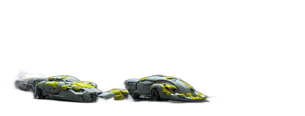 car, weapon, concept art, 3d render transparent PNG cut-out
