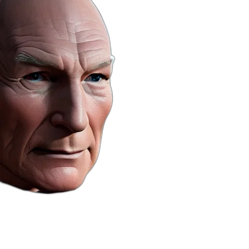 face, mask, robot, 3d render transparent PNG cut-out