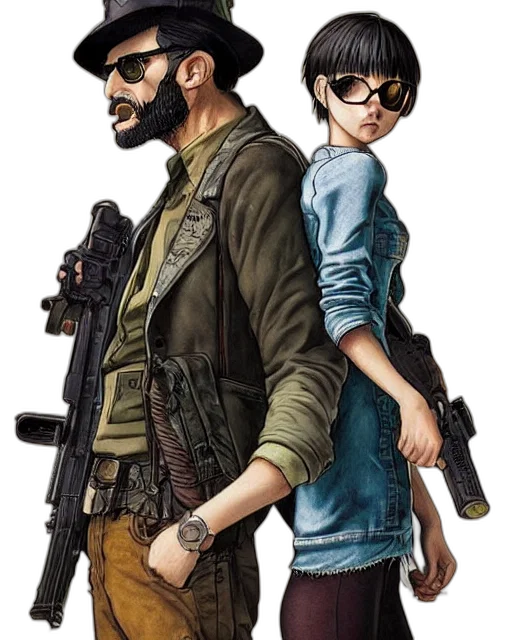 concept art, comic book art, cartoon, fantasy art transparent PNG cut-out