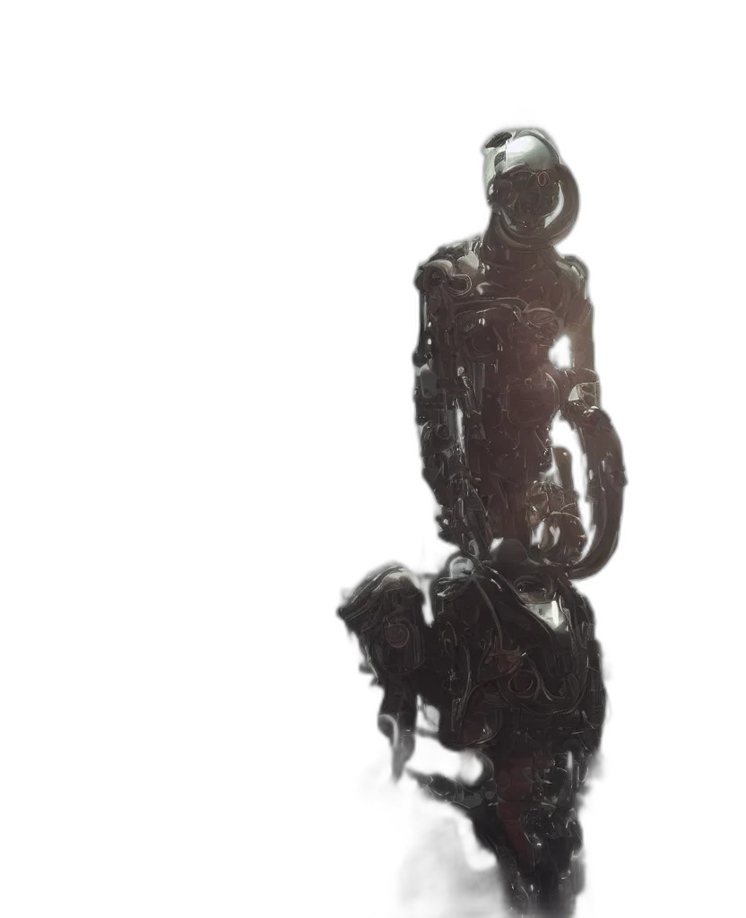 robot, creature, animal, staff transparent PNG cut-out