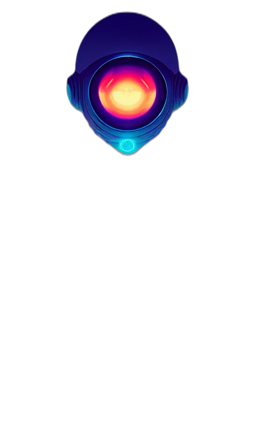 robot, mask, jewelry, face, vaporwave, concept art, 3d render, pixel art transparent PNG cut-out