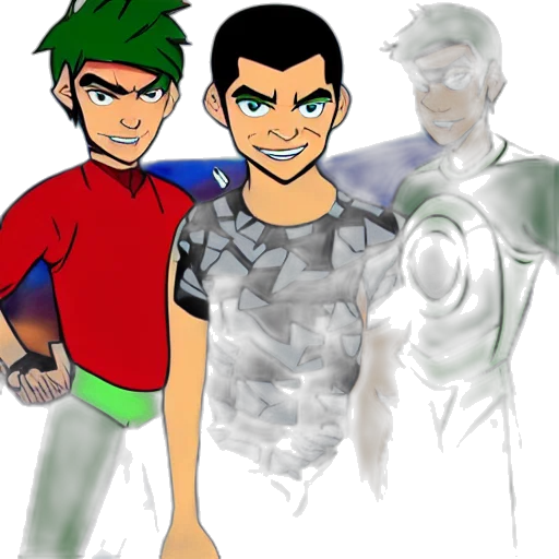 concept art, 3d render, comic book art, cartoon, outer space, green, earth tones, monochrome transparent PNG cut-out