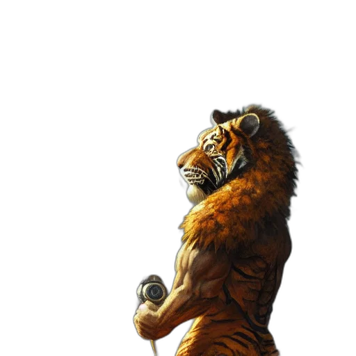 animal, creature, fantasy art, photorealistic transparent PNG cut-out