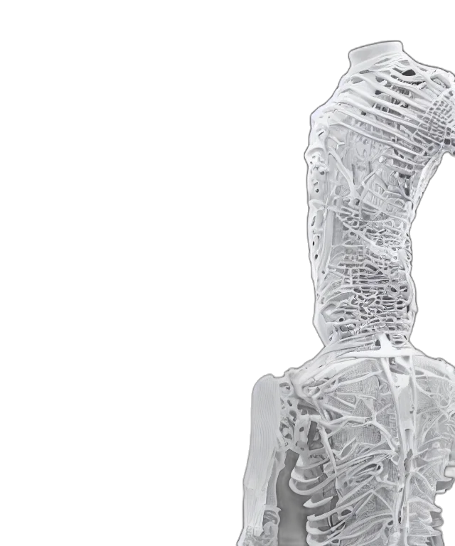robot, dress, skin, exoskeleton, wearable, product, design, futuristic transparent PNG cut-out