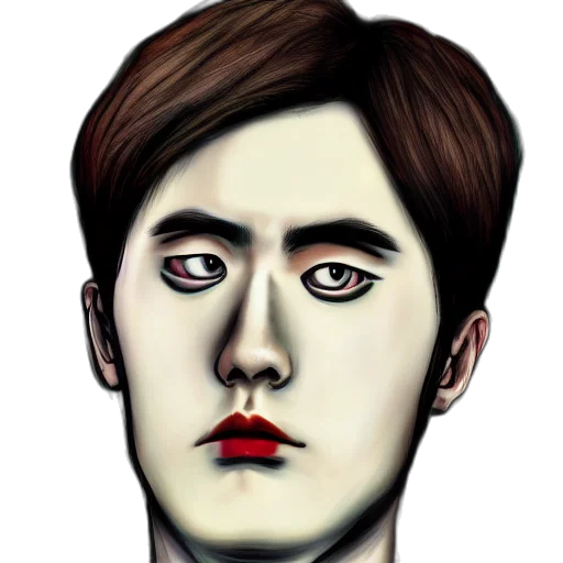 face, mask, photorealistic, cartoon transparent PNG cut-out