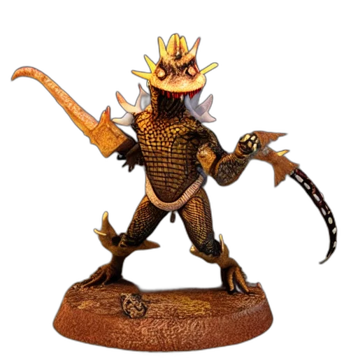 dragon, creature, concept art, fantasy art, 3d render, lizardfolk, warrior transparent PNG cut-out