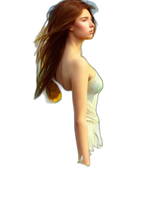 dress, staff, jewelry, crown, fantasy art, concept art, photorealistic, pixel art transparent PNG cut-out