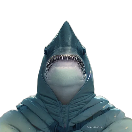creature, animal, staff, mask, concept art, 3d render, photorealistic, vaporwave transparent PNG cut-out