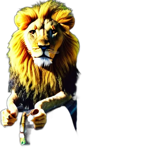 staff, animal, crown, weapon, concept art, photorealistic, 3d render, watercolor transparent PNG cut-out