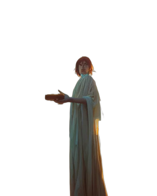 dress, staff, sword, weapon, concept art, 3d render, fantasy art, photorealistic transparent PNG cut-out