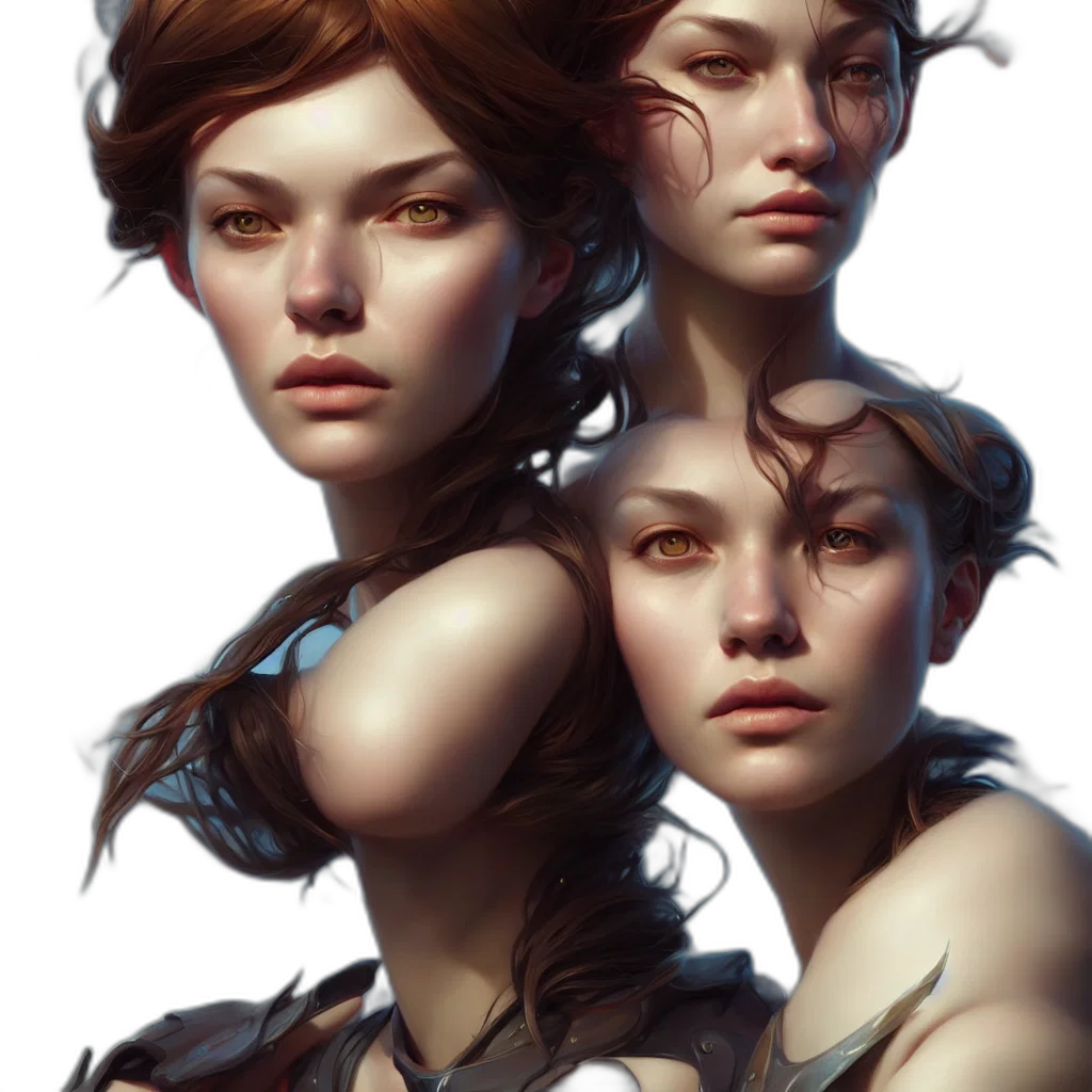 face, crown, fantasy art, concept art, photorealistic, 3d render, dark, earth tones transparent PNG cut-out