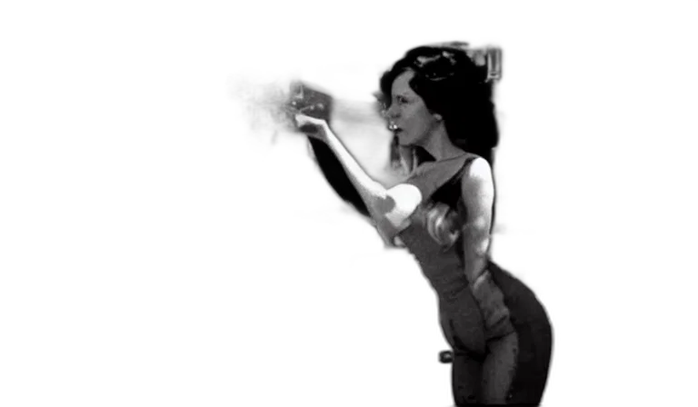 dress, weapon, staff, comic book art transparent PNG cut-out