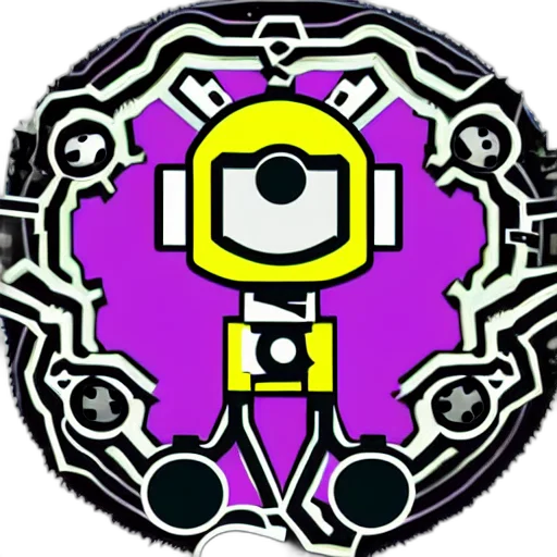 robot, staff, jewelry, creature, cartoon, pixel art, concept art, 3d render transparent PNG cut-out