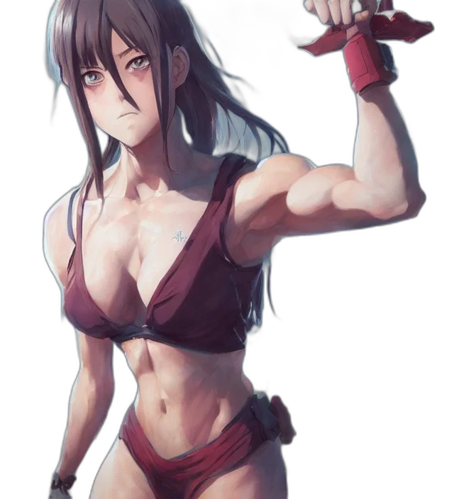 weapon, sword, staff, anime, concept art, fantasy art, comic book art, red transparent PNG cut-out