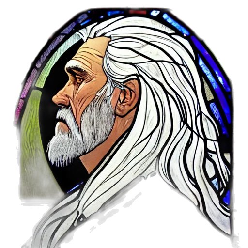 face, fantasy art, pixel art, photorealistic, concept art, detailed, side, view transparent PNG cut-out