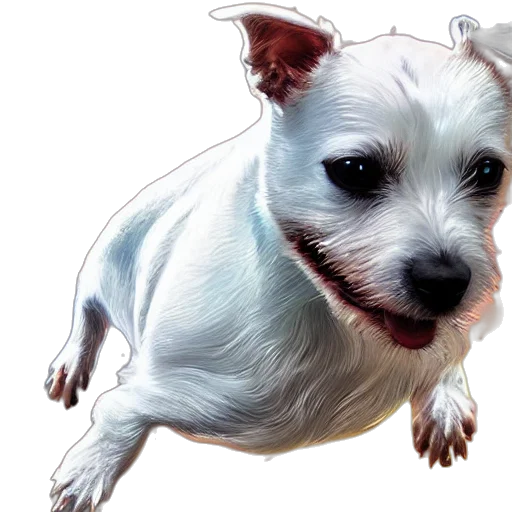 animal, creature, staff, face, photorealistic, 3d render, concept art, watercolor transparent PNG cut-out