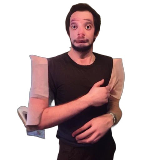 robot, staff, concept art, completely transparent PNG cut-out
