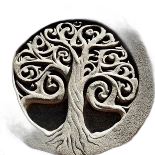 jewelry, tree, crown, staff transparent PNG cut-out