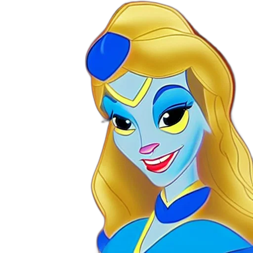 mask, face, cartoon, 3d render, concept art, fantasy art, underwater, scarlett transparent PNG cut-out