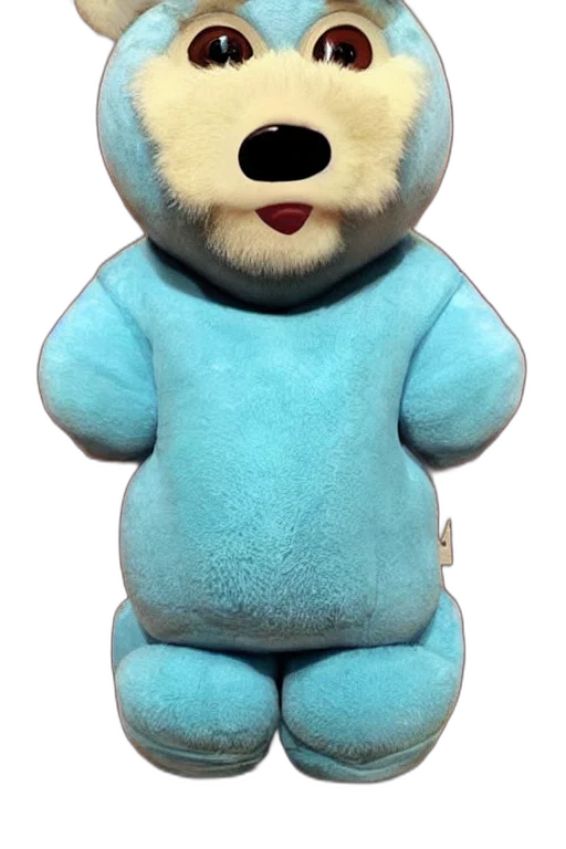 staff, 3d render, blue, cute transparent PNG cut-out