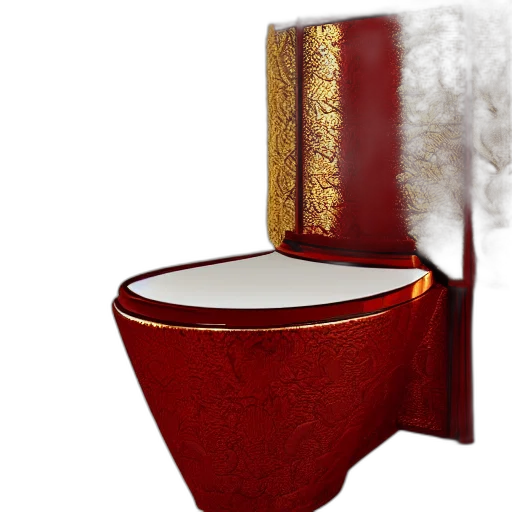 furniture, crown, hat, jewelry, 3d render, photorealistic, concept art, red transparent PNG cut-out
