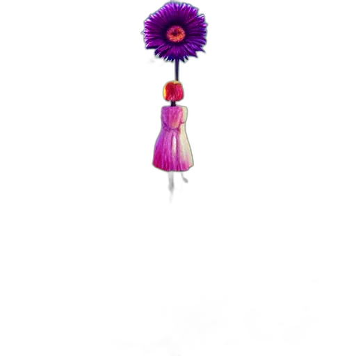 flower, staff, umbrella, jewelry transparent PNG cut-out