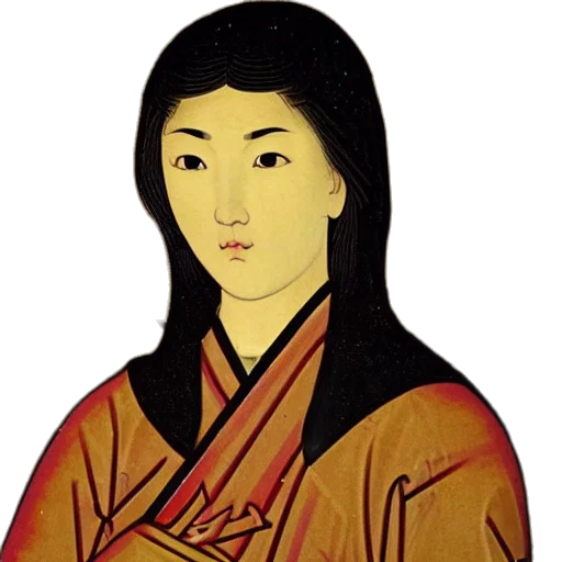 face, staff, jewelry, dress transparent PNG cut-out