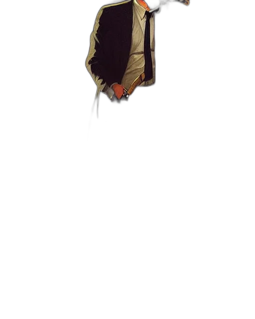 jacket, staff, mask, face transparent PNG cut-out