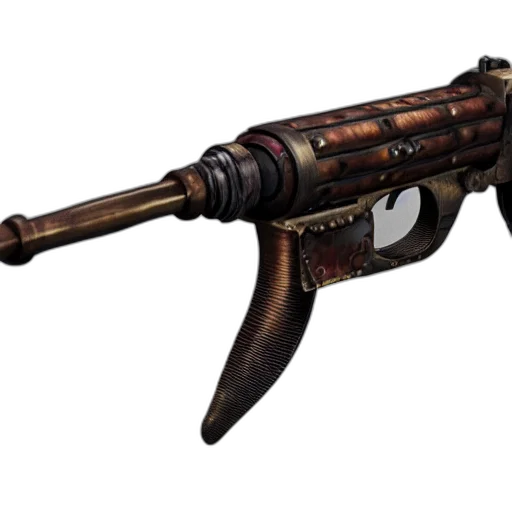 weapon, staff, concept art, 3d render, photorealistic, steampunk, style, weapons transparent PNG cut-out