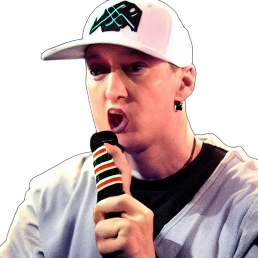 cartoon, photorealistic, pixel art, concept art, eminem, super, smash, bros transparent PNG cut-out
