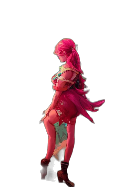 dress, staff, mask, dragon, concept art, fantasy art, 3d render, pixel art transparent PNG cut-out