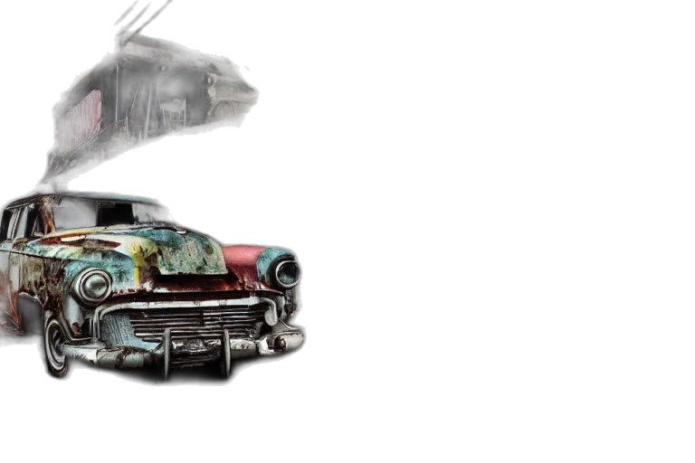 car, weapon, robot, umbrella, concept art, photorealistic, 3d render, cyberpunk transparent PNG cut-out