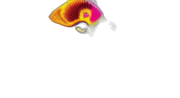 hat, jewelry, flower, animal, 3d render, photorealistic, pixel art, vaporwave transparent PNG cut-out