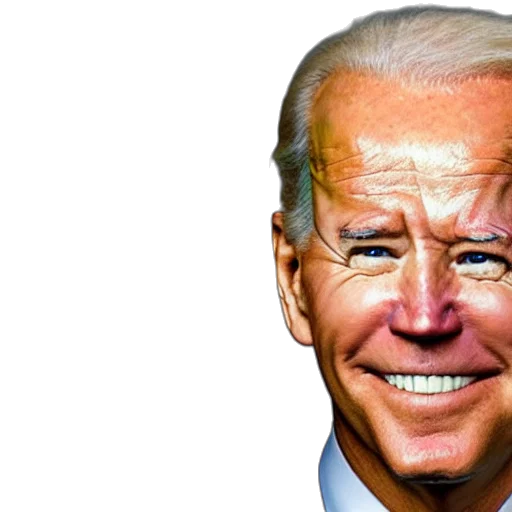 face, mask, creature, robot, photorealistic, joe, biden, pogchamp transparent PNG cut-out