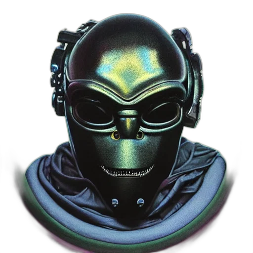 mask, robot, face, concept art transparent PNG cut-out