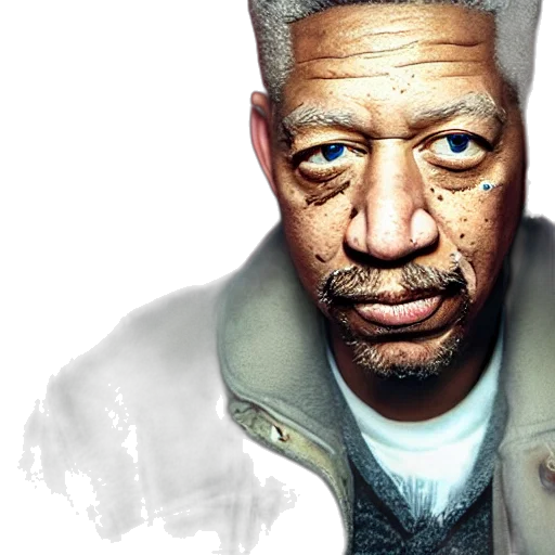 face, jacket, photorealistic, comic book art transparent PNG cut-out