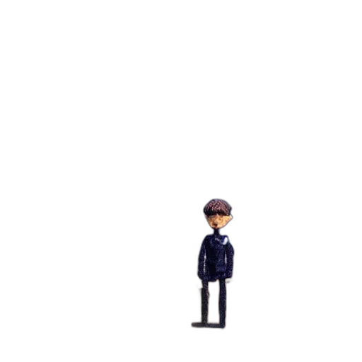 staff, robot, hat, creature, pixel art, concept art, 3d render, cartoon transparent PNG cut-out