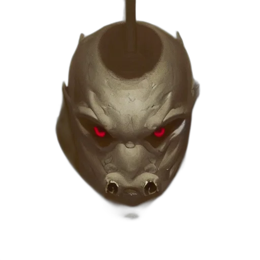 mask, face, creature, dragon transparent PNG cut-out