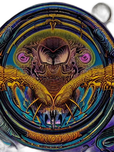 mask, creature, face, comic book art, cyberpunk, concept art, fantasy art, outer space transparent PNG cut-out