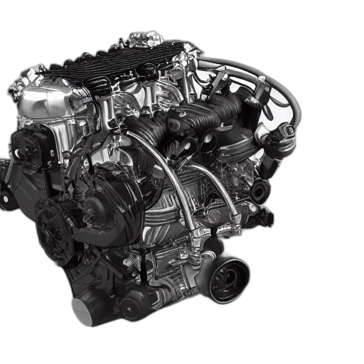 car, engine, runs, off, waves, some, mystical, force transparent PNG cut-out