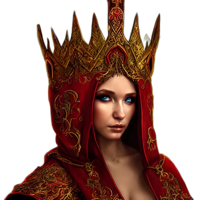 crown, jewelry, staff, hat transparent PNG cut-out
