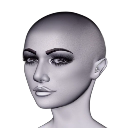 face, mask, hair, crown transparent PNG cut-out