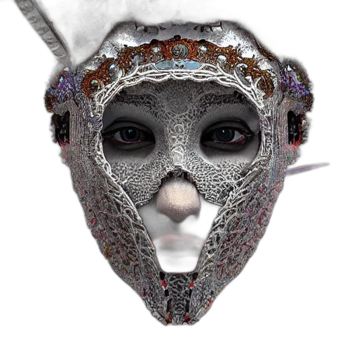 mask, jewelry, crown, face transparent PNG cut-out