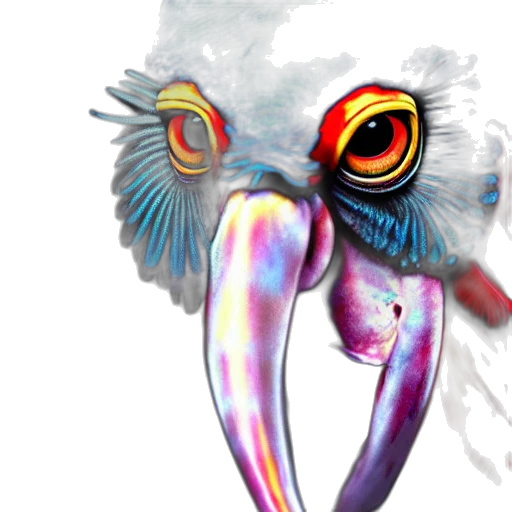creature, animal, mask, concept art transparent PNG cut-out