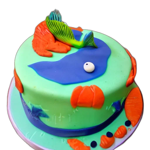 hat, crown, food, 3d render, photorealistic, angry, mermaid, themed transparent PNG cut-out