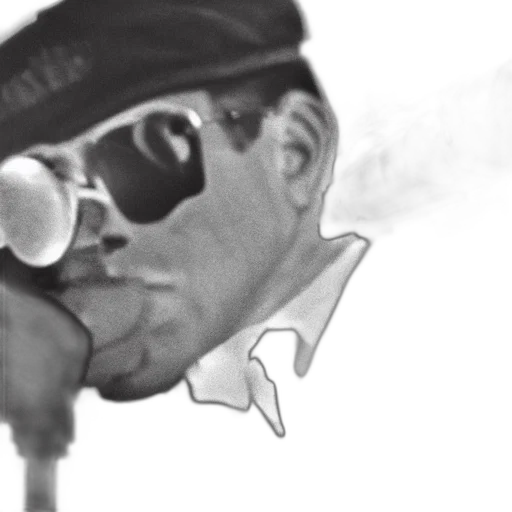 staff, hat, face, cartoon transparent PNG cut-out