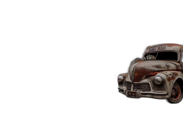 car, weapon, 3d render, photorealistic transparent PNG cut-out
