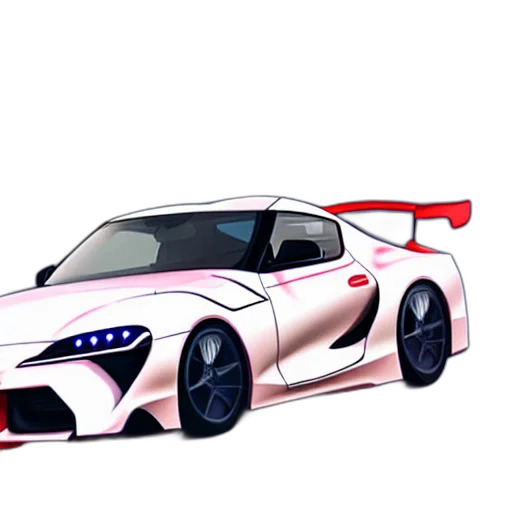 car, weapon, concept art, 3d render transparent PNG cut-out