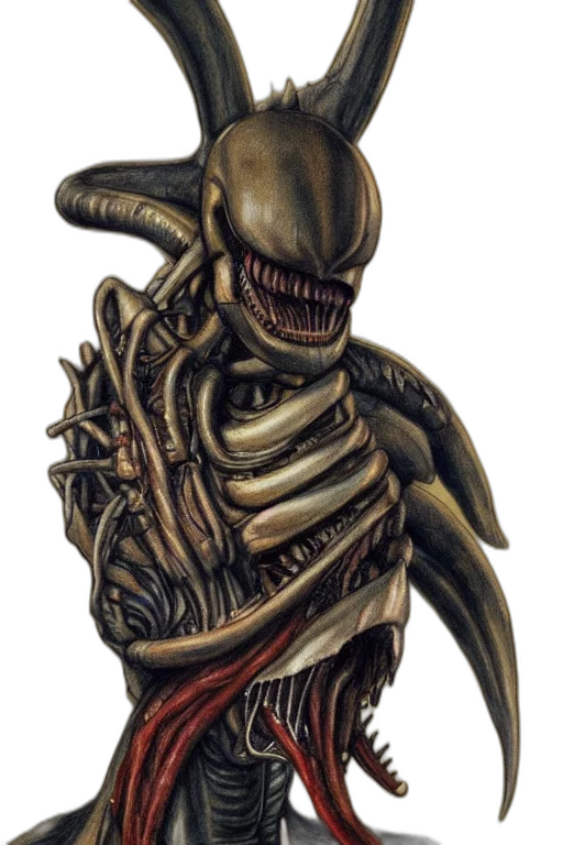 creature, animal, mask, robot, concept art, fantasy art, watercolor, comic book art transparent PNG cut-out