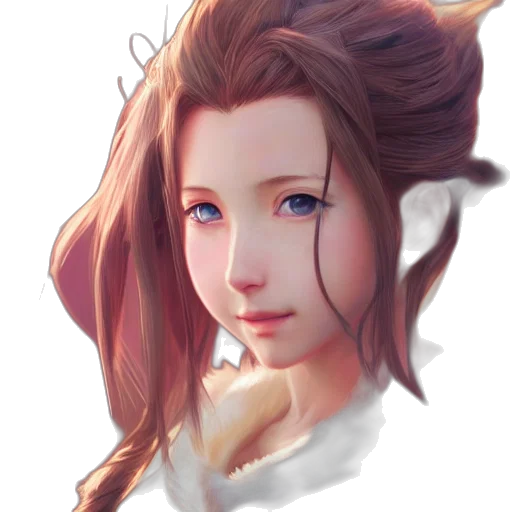 face, dragon, hair, staff transparent PNG cut-out